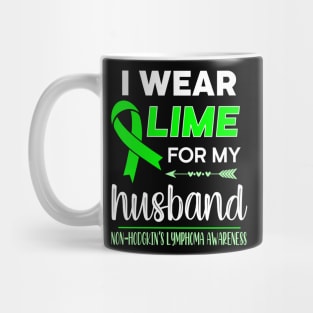 I Wear Lime For My Husband Mug